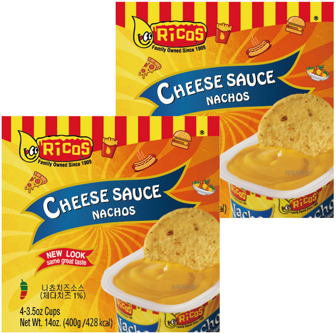 Ricos 墨西哥玉米片起司醬 4入, 400g, 2個
