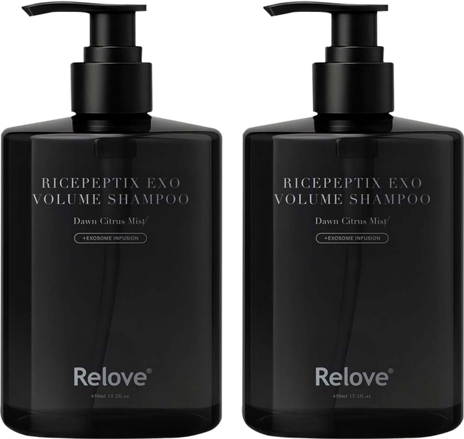 Relove 黑泌肽豐盈洗髮精, 2個, 450ml