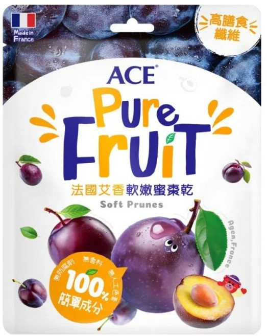 ACE 法國艾香軟嫩蜜棗乾, 180g, 1包