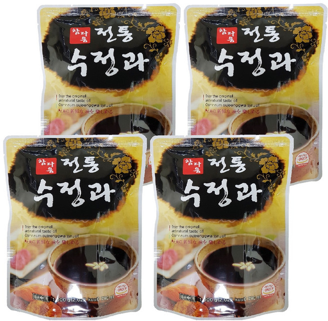 파낙스 참다음 전통수정과, 790ml, 4개