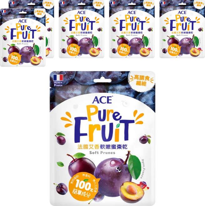 ACE 法國艾香軟嫩蜜棗乾, 180g, 6包