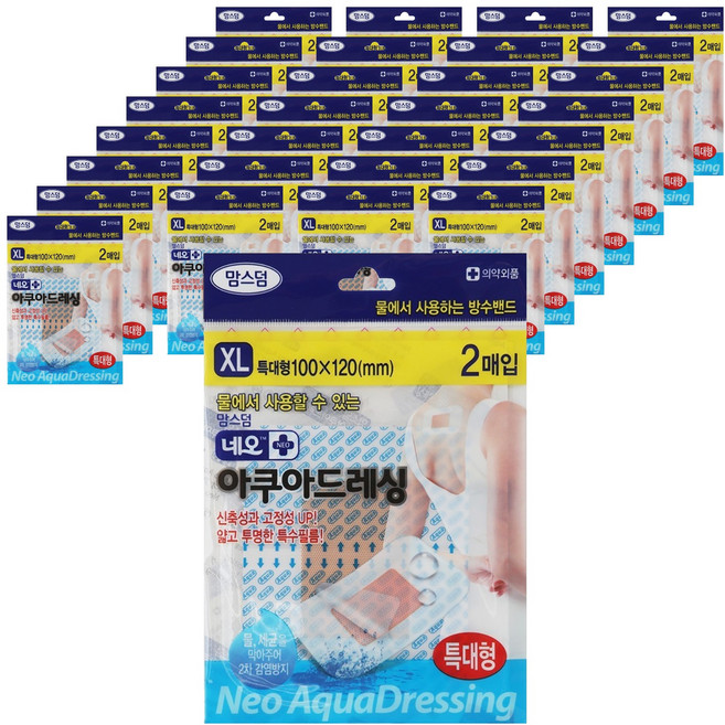 맘스덤 네오 아쿠아 드레싱, 2개입, 60개