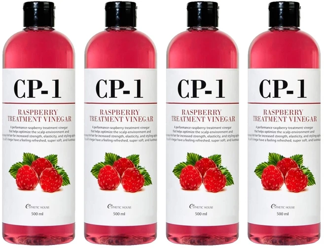 씨피원 라즈베리 헤어 식초 트리트먼트, 500ml, 4개 - 쿠팡