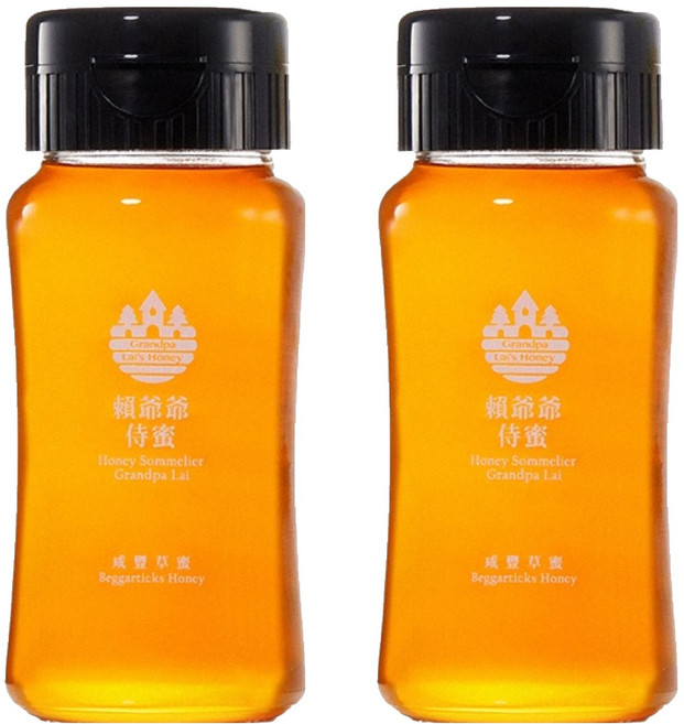 賴爺爺蜜蜂小森林 侍蜜系列 咸豐草蜜, 380g, 2瓶