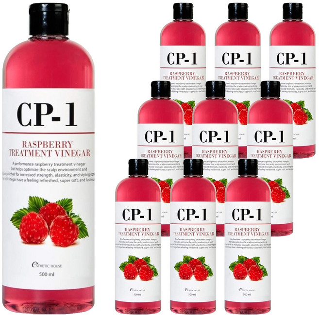 覆盆莓護髮醋, 500ml, 10個