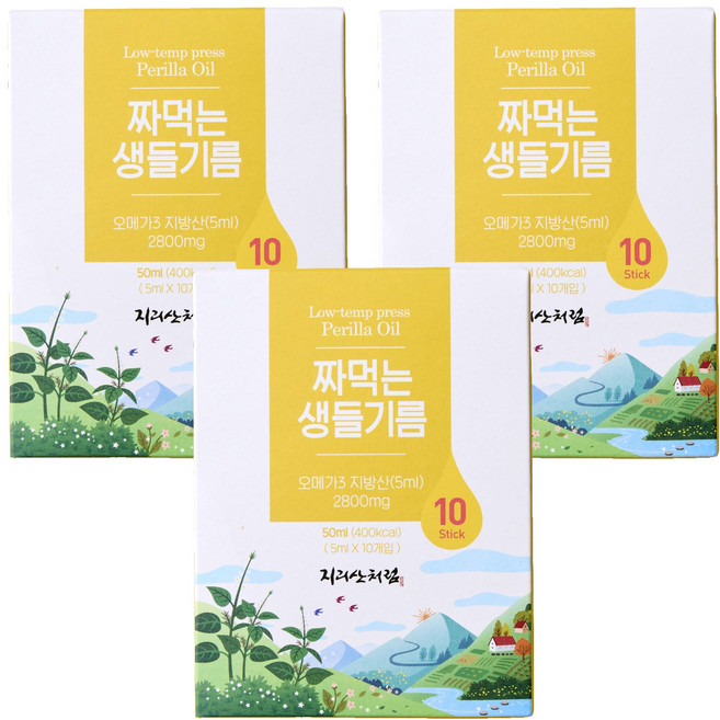 행복한 정은씨의 짜먹는 생들기름, 5ml, 30개