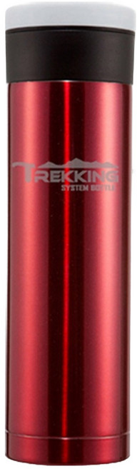 카시야 트레킹 휴대용냉온장고 시스템 보틀, 레드, 650ml, 1개