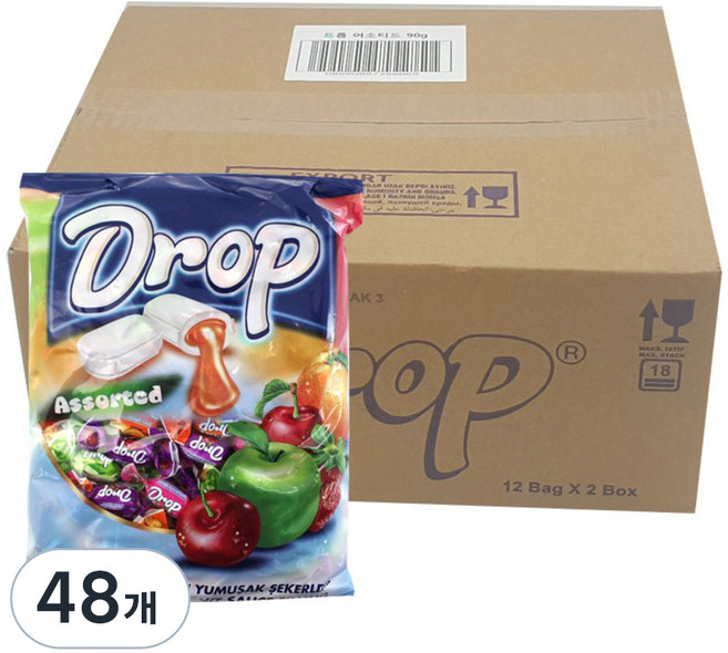 tayas 什錦水果軟糖, 90g, 48個