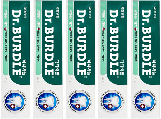 닥터버들 토탈케어 치약, 130g, 5개