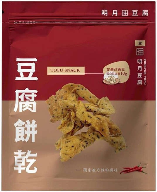 明月豆腐 豆腐餅 麻辣口味, 1包, 150g