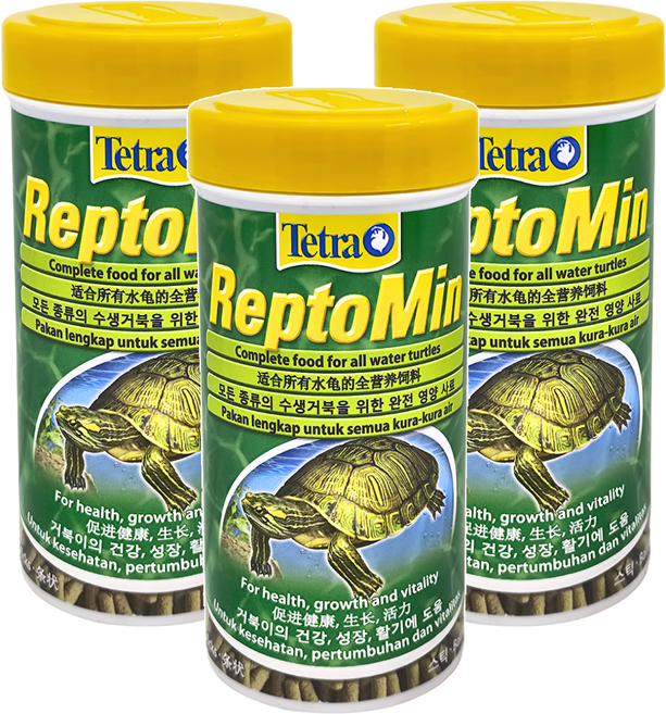 Tetra 德彩 兩棲爬蟲類條狀飼料 T254, 250ml, 3瓶