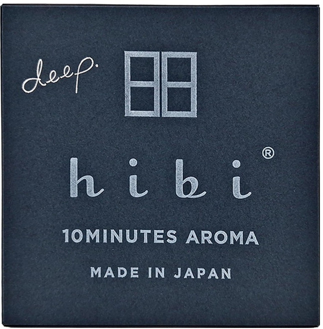 hibi 薰香禮盒組 Deep沉香 琥珀香 日本製造, 橡木苔 + 雪松木 + 龍涎香, 棕黑色