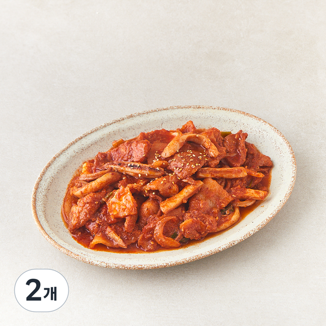 셰프초이스 국내산 야채를 넣어 갓 버무린 오삼불고기, 2개, 800g