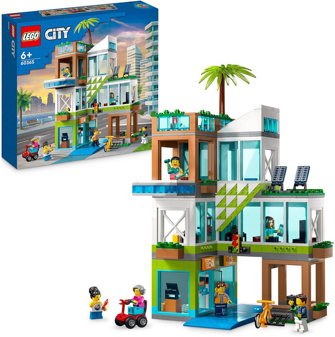 LEGO 60365 城市系列, 公寓大樓 Apartment Building, 1盒