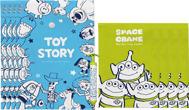 9件組【迪士尼正版授權】真空壓縮袋 旅行壓縮袋-玩具總動員, 1入, 8枚入