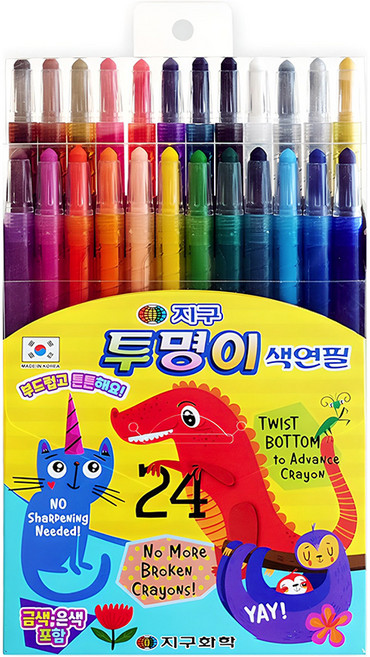 지구화학 투명이 색연필, 24색, 1개