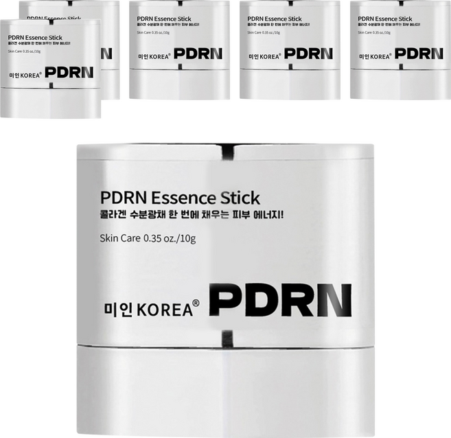 Miin KOREA 미인 PDRN 膠原胜肽水光精華棒, 6個, 10g