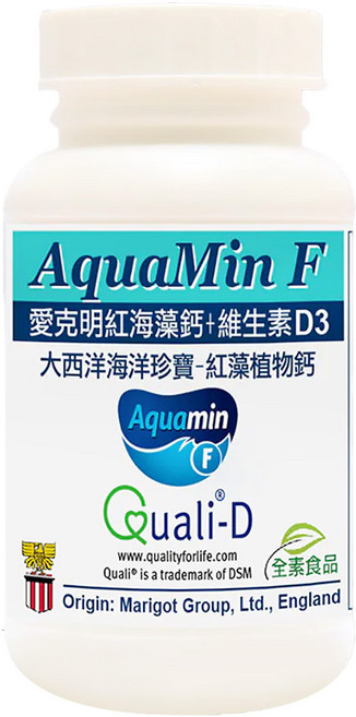 Healthwomen 赫而司 愛克明紅海藻鈣鎂 + D3全素食錠, 60顆, 1罐