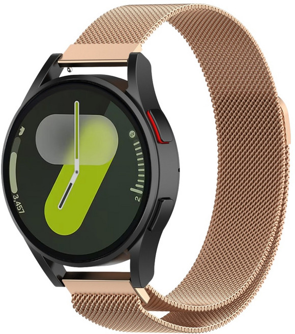 우먼스9999 스마트워치 밀레니즈루프 밴드 스트랩, 로즈골드, 1개