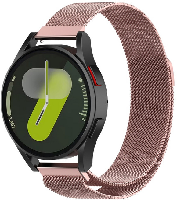 우먼스9999 스마트워치 밀레니즈루프 밴드 스트랩, 로즈핑크, 1개