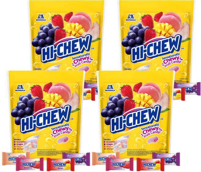 모리나가 하이츄 버라이어티, 800g, 4개