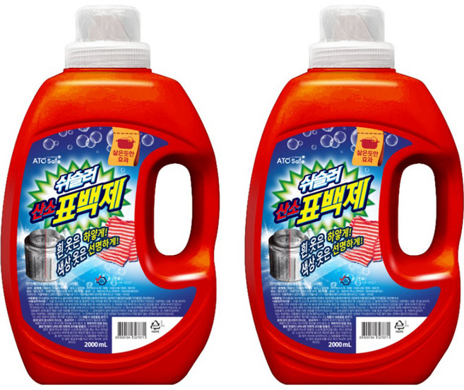 쉬슬러 산소 표백제, 2L, 2개