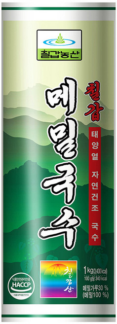칠갑농산 메밀국수, 1kg, 1개