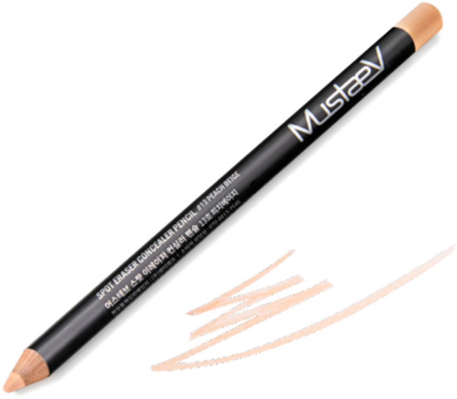 머스테브 스팟 이레이저 컨실러 펜슬 2.5g, 1개, 13호 피치 베이지