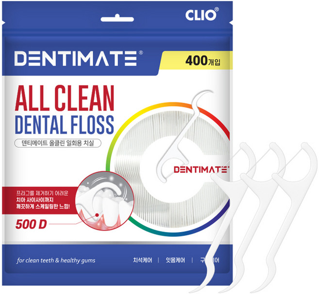 크리오 덴티메이트 올클린 일회용치실, 80mm, 400개입, 1개