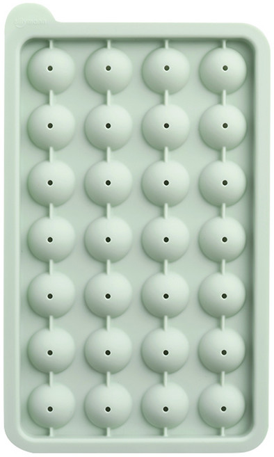 실리만 국내생산 실리콘 아이스볼 몰드 28구 아이스민트 ø22, 1개