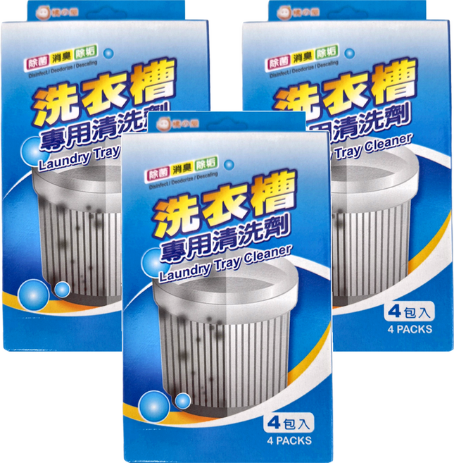 MIKA HOUSE 橘之屋 洗衣槽專用清洗劑 4個, 40g, 3盒