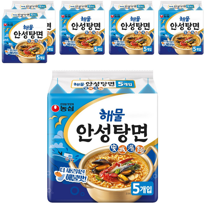 안성탕면 해물맛 112g, 30개