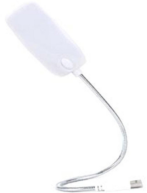 대한 USB LED 코브라 조명 휴대용 캠핑 노트북 라이트 책상 독서 램프 스탠드 DHCBR-01, 화이트