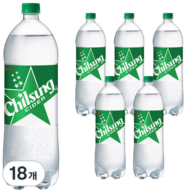 칠성사이다 페트, 2L, 18개