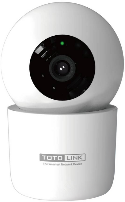 TOTOLINK 旋轉式WiFi網路攝影機 C2 3MP 1296P 雙向語音 紅外線夜視 移動偵測, 1個