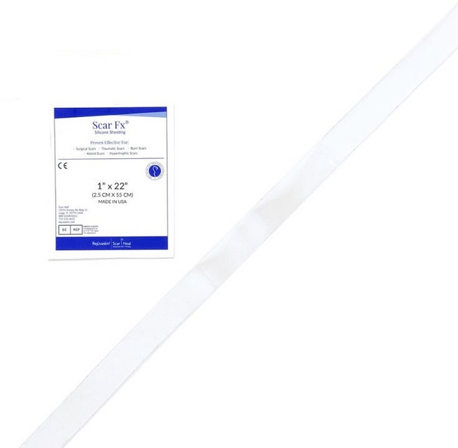 Rejuvaskin Scar Heal Scar Fx 疤痕護理矽膠片 2.5 x 55cm 10g, 1個
