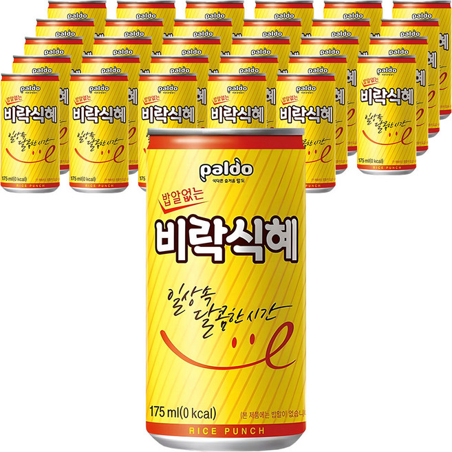 팔도 밥알없는 비락식혜, 175ml, 180세트