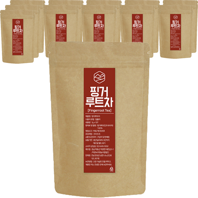 Hangungnyuginong 手指薑茶茶包, 1g, 10包, 12袋