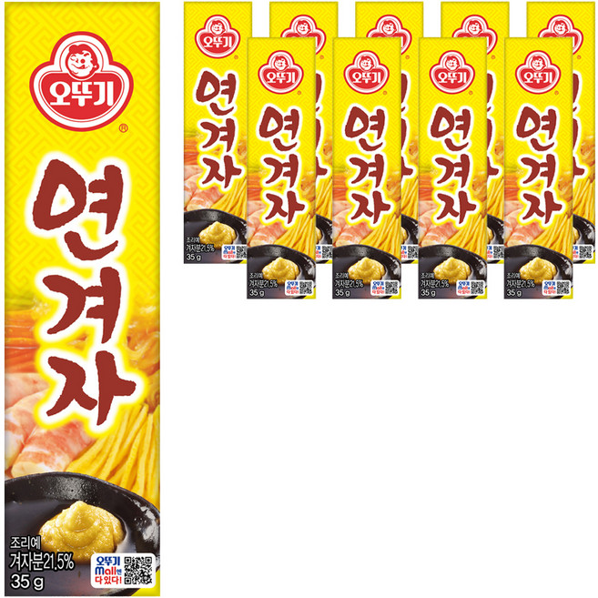 오뚜기 연겨자, 35g, 10개