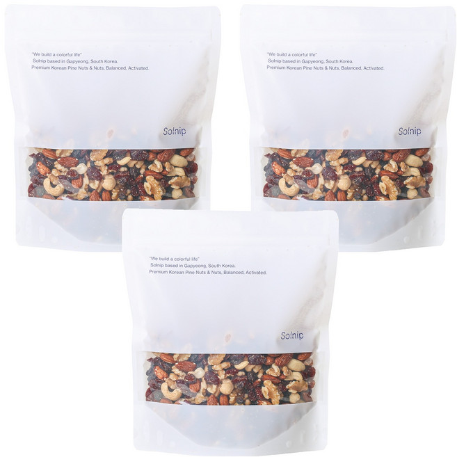 솔닙 베리베리 듬뿍 믹스너트, 450g, 3개