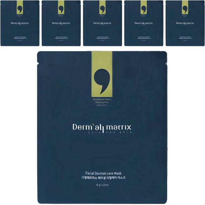 더멀매트릭스 페이셜 마스크팩, 1개입, 6개
