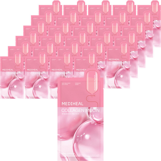 메디힐 콜라겐 뮤신 에센스 마스크팩 20ml, 1개입, 30개