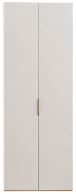 리바트 퓨리타 800 키큰옷장 일반도어 긴옷장 방문설치, 웜화이트(옷장) + 골드(손잡이)