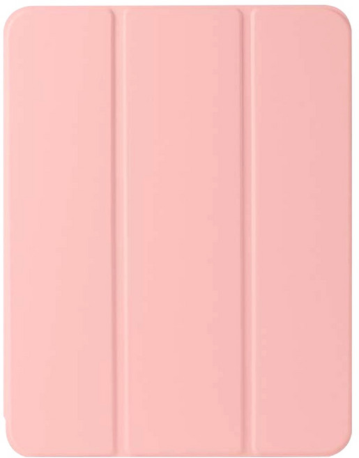 ANTIAN 智慧休眠喚醒內置筆槽平板皮套, 嬰兒粉, 1個