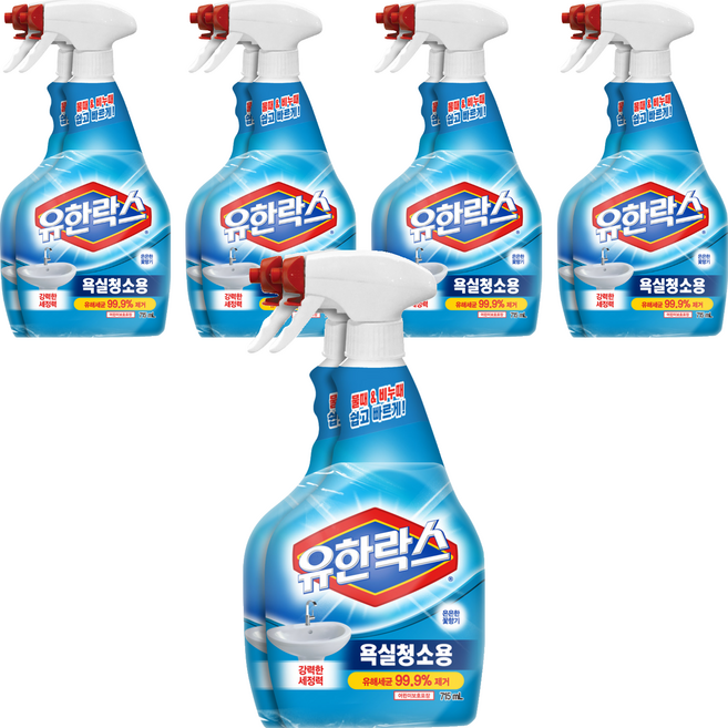 유한락스 욕실청소용 세정제, 715ml, 10개