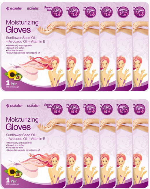 에피엘르 모이스춰라이징 핸드 테라피 손팩 일체형, 12개, 16g