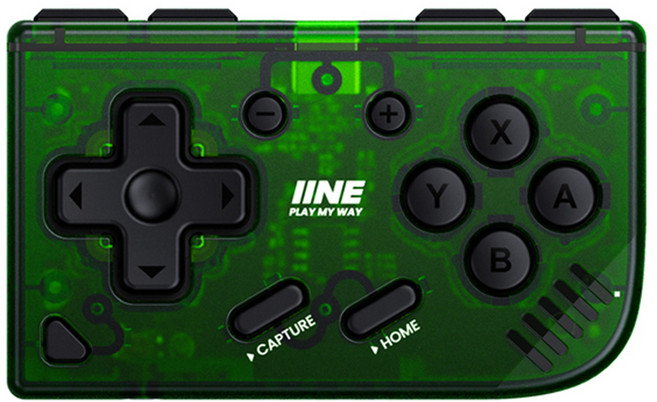 IINE 良值 迷你復古手把, L1041, 透綠色, 1個