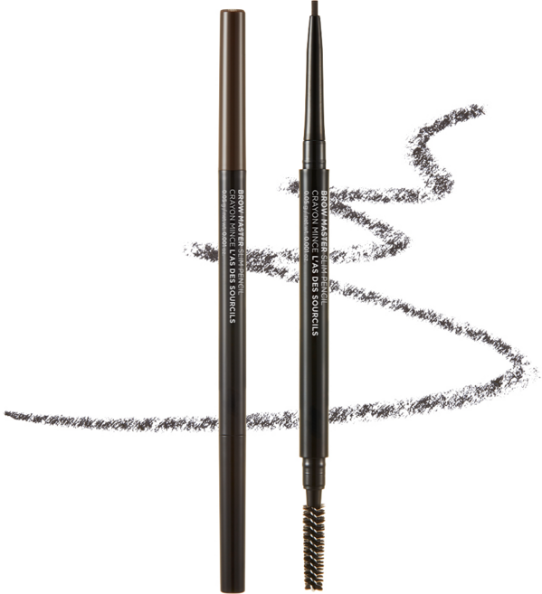 더페이스샵 브로우마스터 아이브로우 슬림 오토펜슬 0.05g, 04 다크 브라운, 2개