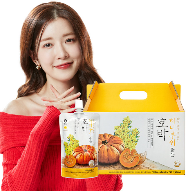 이너셋 허니부쉬 품은 호박즙, 100ml, 24개