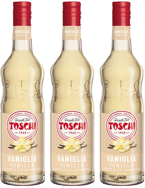 토스키 바닐라 시럽, 1L, 3개